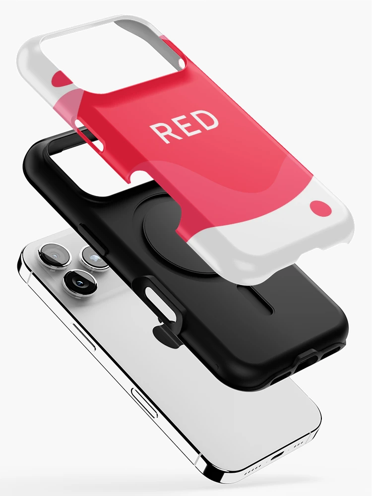 Thumbnail 2 of 4, iPhone Case, Abstract red designed and sold by ReydaDesign.