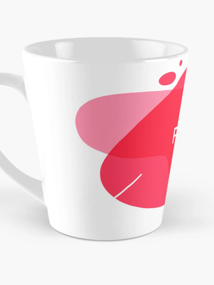 Thumbnail 3 of 4, Coffee Mug, Abstract red designed and sold by ReydaDesign.
