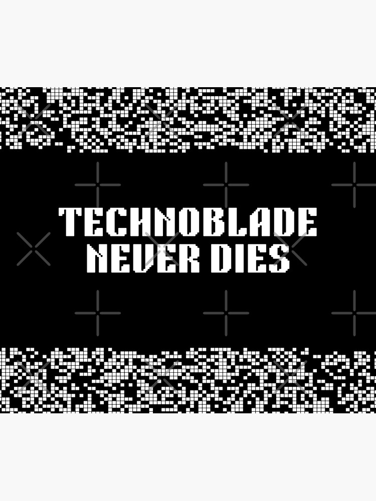 Technoblade never dies, an art card by Farz - INPRNT