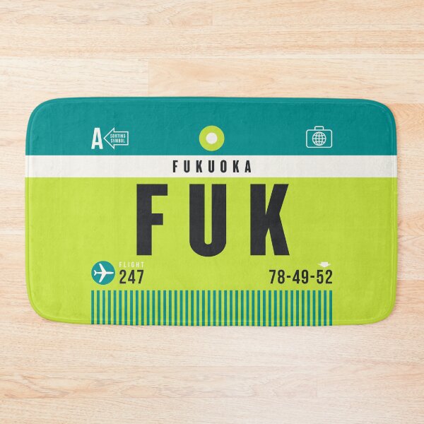 Item preview, Luggage Tag A - FUK Fukuoka Japan designed and sold by VoodooCircus.