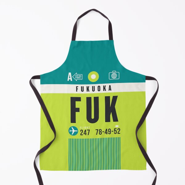 Item preview, Luggage Tag A - FUK Fukuoka Japan designed and sold by VoodooCircus.