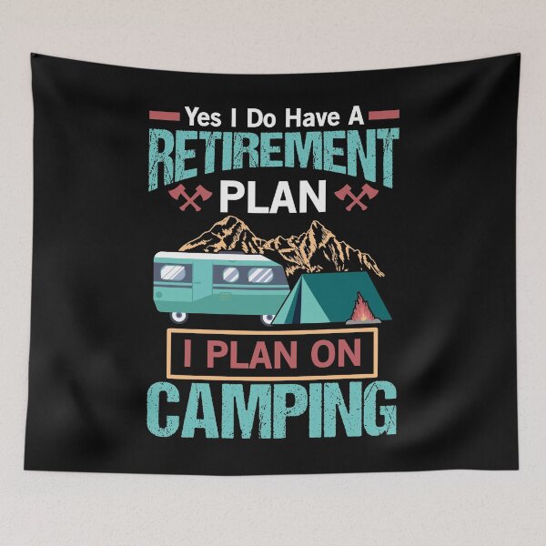 Artikelvorschau, Retirment Plan - Camping Camper Geschenk entworfen und verkauft von Ibu83.