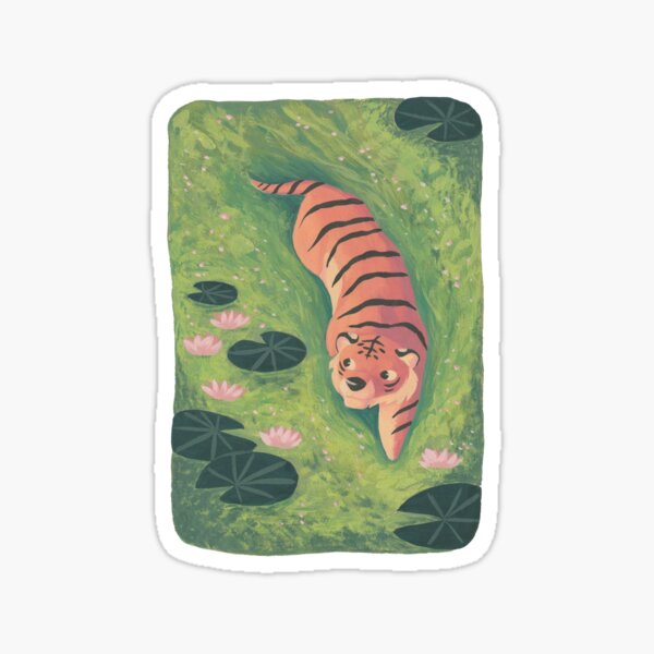 La Baignade du Tigre Sticker