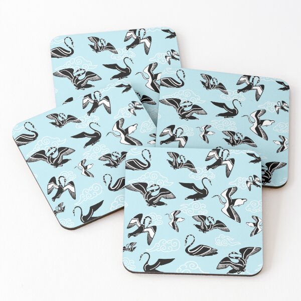 Item preview, Mycenaean Inspired Ancient Greek Decorative Pattern with Birds designed and sold by Happy Puppy Print On Demand.