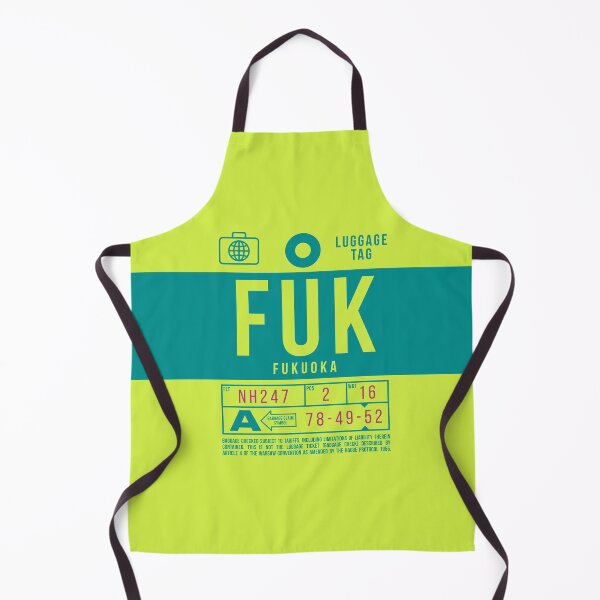 Item preview, Luggage Tag B - FUK Fukuoka Japan designed and sold by VoodooCircus.