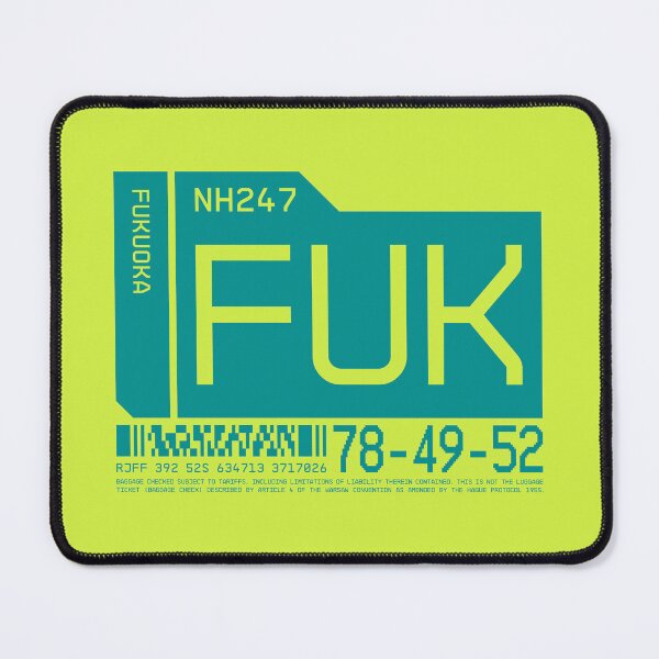 Item preview, Luggage Tag C - FUK Fukuoka Japan designed and sold by VoodooCircus.