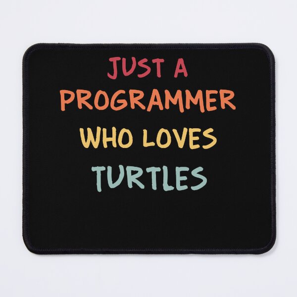 Item preview, Funny Programmer Gift | Funny Software Developer Gift | Funny Coder Gift | Just A Programmer Who Loves Turtles designed and sold by campingforge.