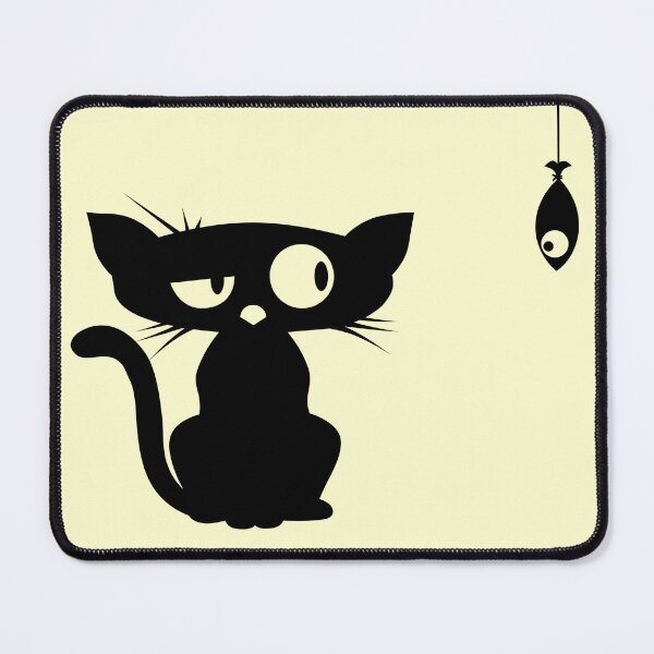 Item preview, Funny Cat and Fish designed and sold by elizaldesigns.