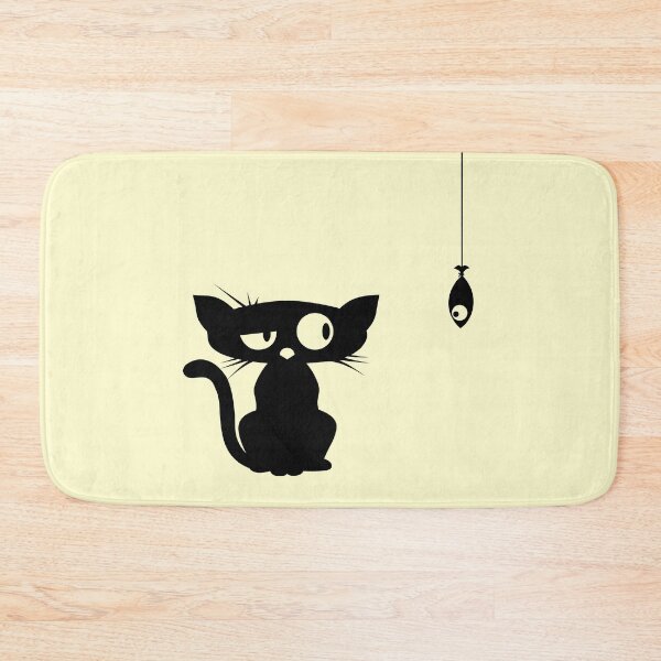 Item preview, Funny Cat and Fish designed and sold by elizaldesigns.