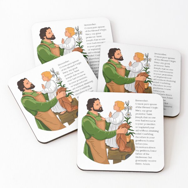 Item preview, Memorare to St. Joseph designed and sold by CatholicSwag.
