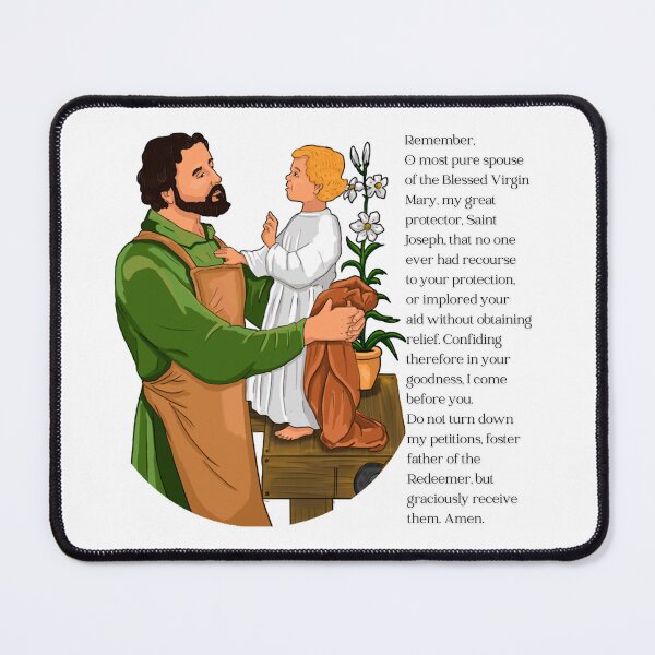 Item preview, Memorare to St. Joseph designed and sold by CatholicSwag.