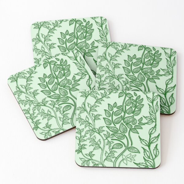 Item preview, doodle Art:-Leaves / Coffee Mosic Print   designed and sold by aldona.