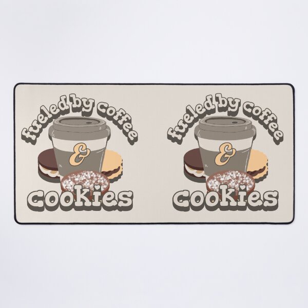 Item preview, Fueled By Coffee And Cookies Fun Slogan designed and sold by TrulyEpoque.
