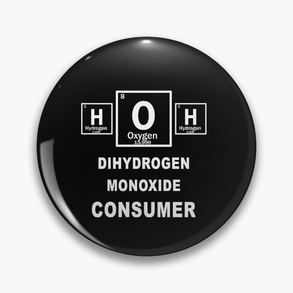 Item preview, Copy of warning sign of Dihydrogen Monoxide which is also known as water or  H2O designed and sold by patriotazx.