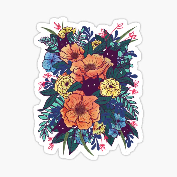 Wild Flowers Sticker
