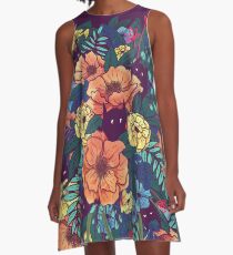 Wild Flowers A-Line Dress