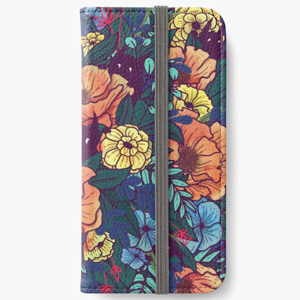 Wild Flowers iPhone Wallet