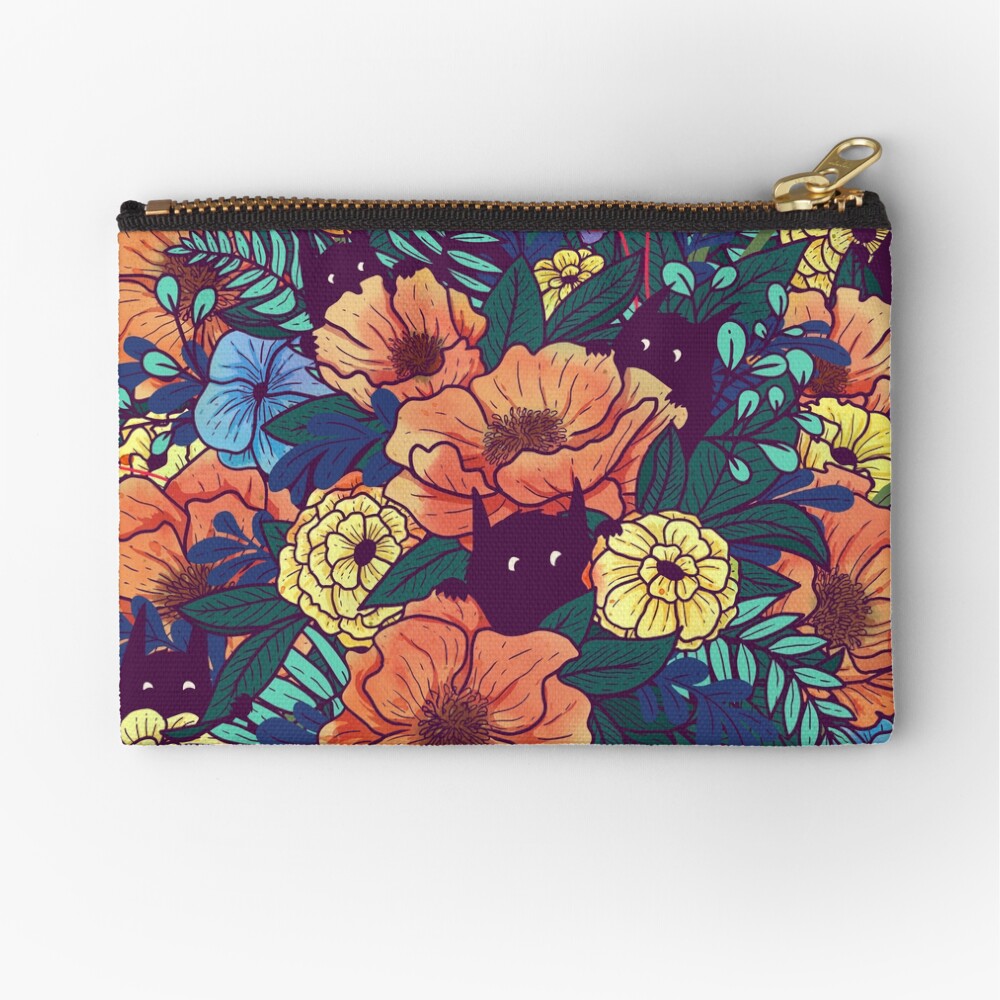 Wild Flowers Zipper Pouch