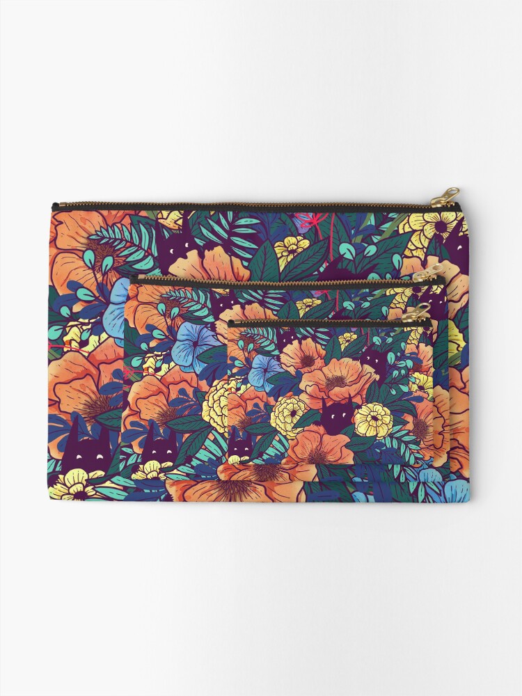 Alternate view of Wild Flowers Zipper Pouch