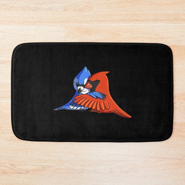 Item preview, Blue Jay Bird Hugging Northern Cardinal designed and sold by alwe-designs.
