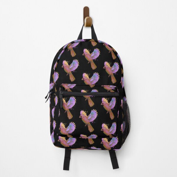 Item preview, Colorful Fying Splash Bird Northern Cardinal designed and sold by alwe-designs.