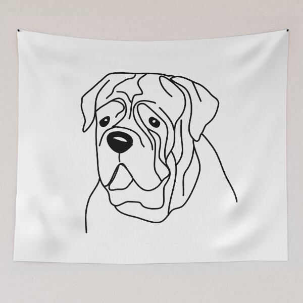 Item preview, bordeaux mastiff, bordeaux mastiff designed and sold by dog-shirt.