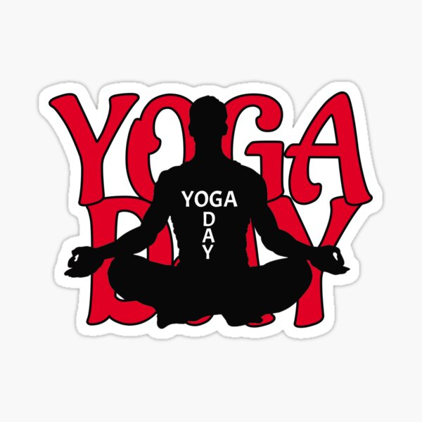 yoga power poses 2 Sticker for Sale by anutash2020