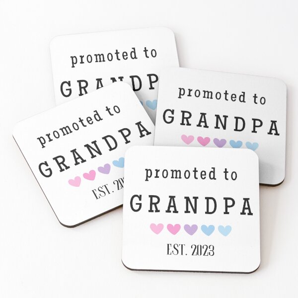 Item preview, Promoted to Grandpa est. 2023 designed and sold by HappyVibesAlert.