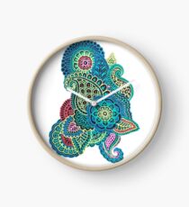 Bunter Zendoodle Uhr