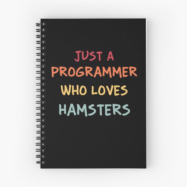 Item preview, Funny Programmer Gift | Funny Software Developer Gift | Funny Coder Gift | Just A Programmer Who Loves Hamsters designed and sold by campingforge.