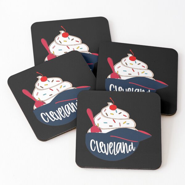 Item preview, Cleveland Baseball Ice Cream Helmet Classic  Essential  designed and sold by argyleclimese.
