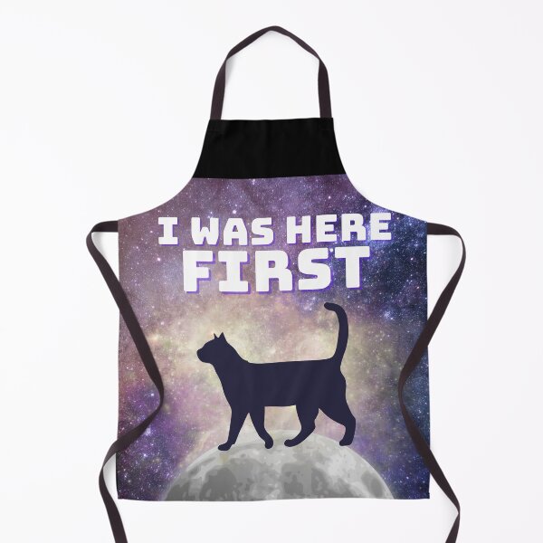 Item preview, Cat On The Moon I Was First Here designed and sold by MegiWu.