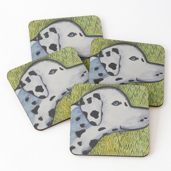 Item preview, Dalmation dog with blue eyes designed and sold by Rebekah Gavra.