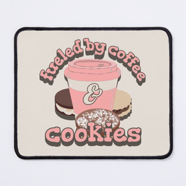 Item preview, Pink Fueled By Coffee And Cookies Fun Slogan designed and sold by TrulyEpoque.