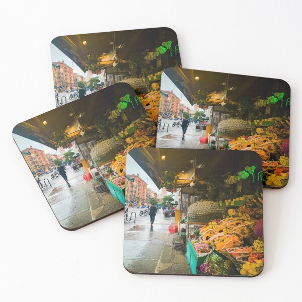 Item preview, Street Flowers Shop Rain Upper West Side Manhattan NYC  designed and sold by eleonoraingrid.
