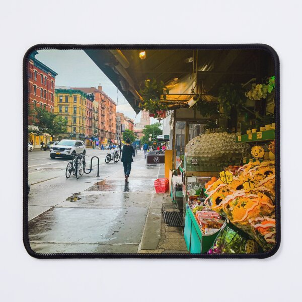 Item preview, Street Flowers Shop Rain Upper West Side Manhattan NYC designed and sold by eleonoraingrid.