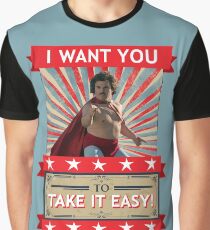Nacho Libre - I Want You To Take It Easy Graphic T-Shirt