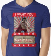 Nacho Libre - I Want You To Take It Easy Men's V-Neck T-Shirt