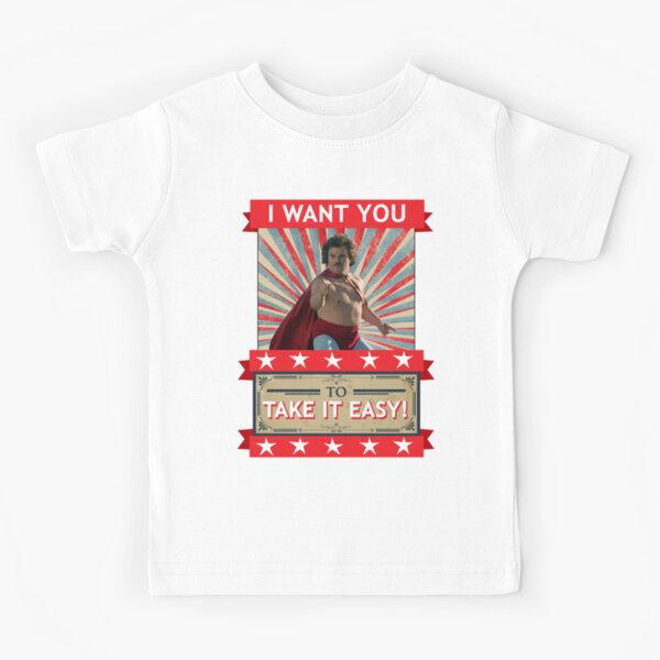 Nacho Libre - Quiero que lo tomes con calma Camiseta para niños