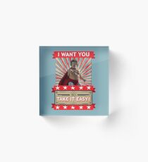 Nacho Libre - I Want You To Take It Easy Acrylic Block