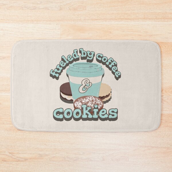 Item preview, Blue Fueled By Coffee And Cookies Fun Slogan designed and sold by TrulyEpoque.