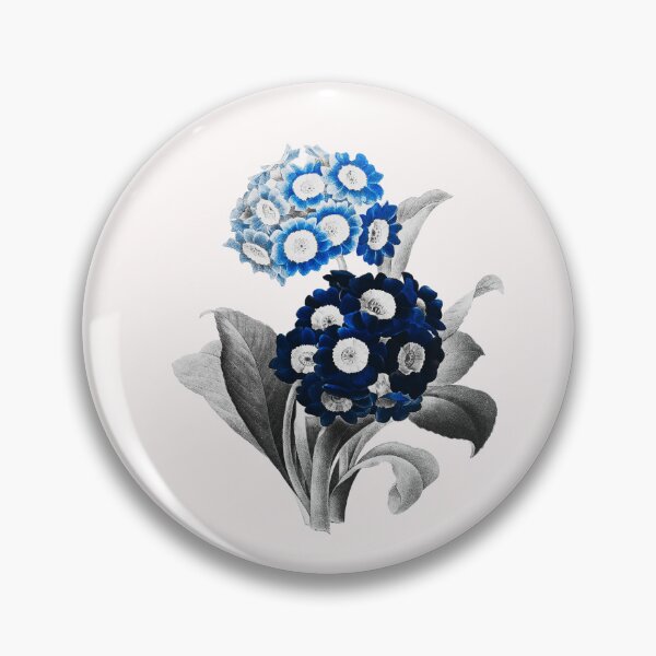 Item preview, Cowslip Primrose Flowers, Alternative Illustration - Blue and Pink Rose designed and sold by DaphneKstudio .