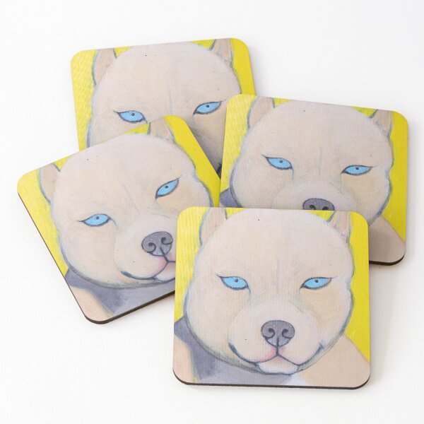 Item preview, Sandy Staffie con ojos azules designed and sold by Rebekah Gavra.