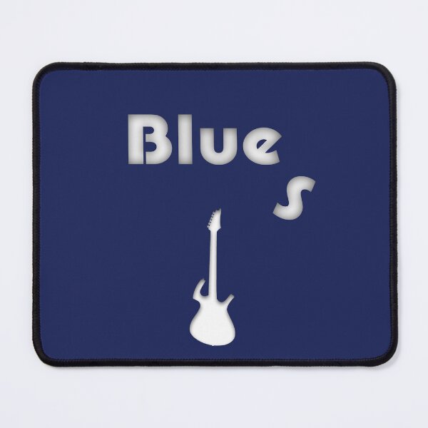 Item preview,  blues, text and guitar designed and sold by deepakrode7.