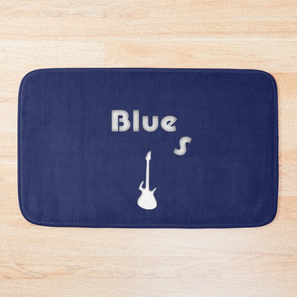 Item preview,  blues, text and guitar designed and sold by deepakrode7.