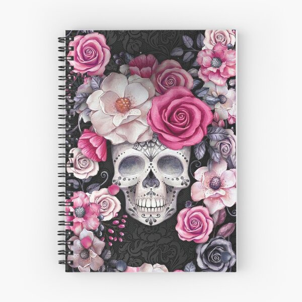 Item preview, Flower skull designed and sold by GhOsToFaPoEt.