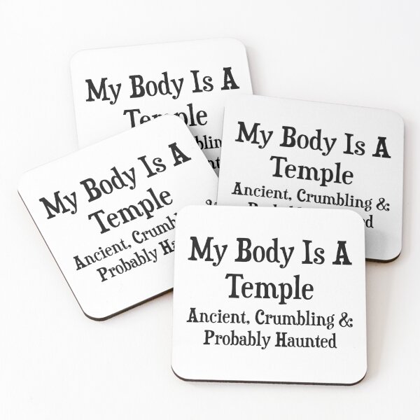 Item preview, my body is a temple ancient crumbling and probably haunted designed and sold by Eriksonshop.