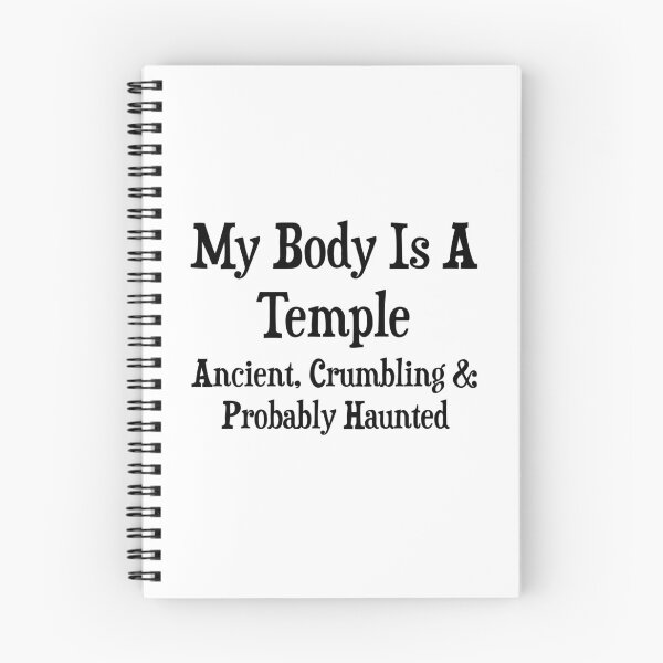 Item preview, my body is a temple ancient crumbling and probably haunted designed and sold by Eriksonshop.