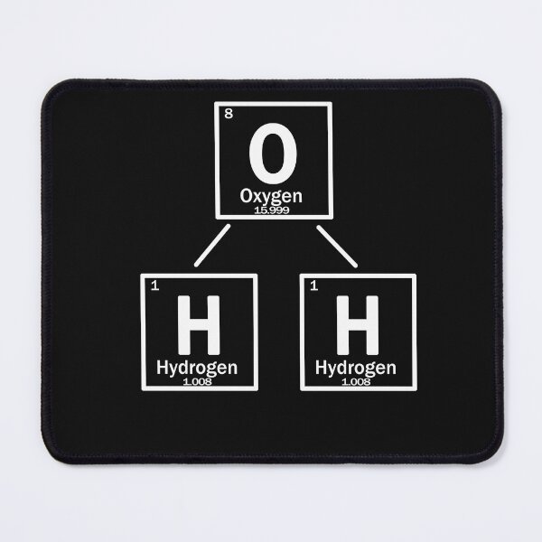 Item preview, Dihydrogen Monoxide (water or H2O) Molecule designed and sold by patriotazx.