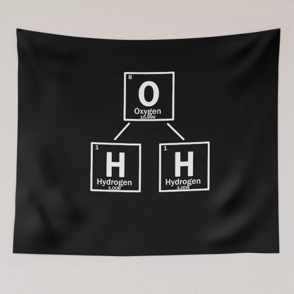 Item preview, Dihydrogen Monoxide  (water or  H2O) Molecule designed and sold by patriotazx.